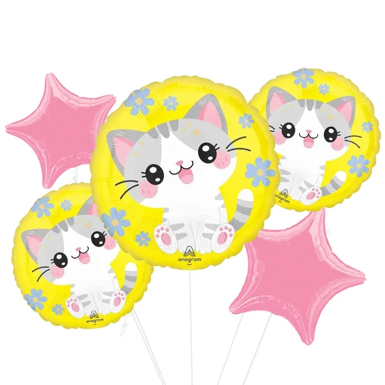 Kawaii Kitty Foil Balloon