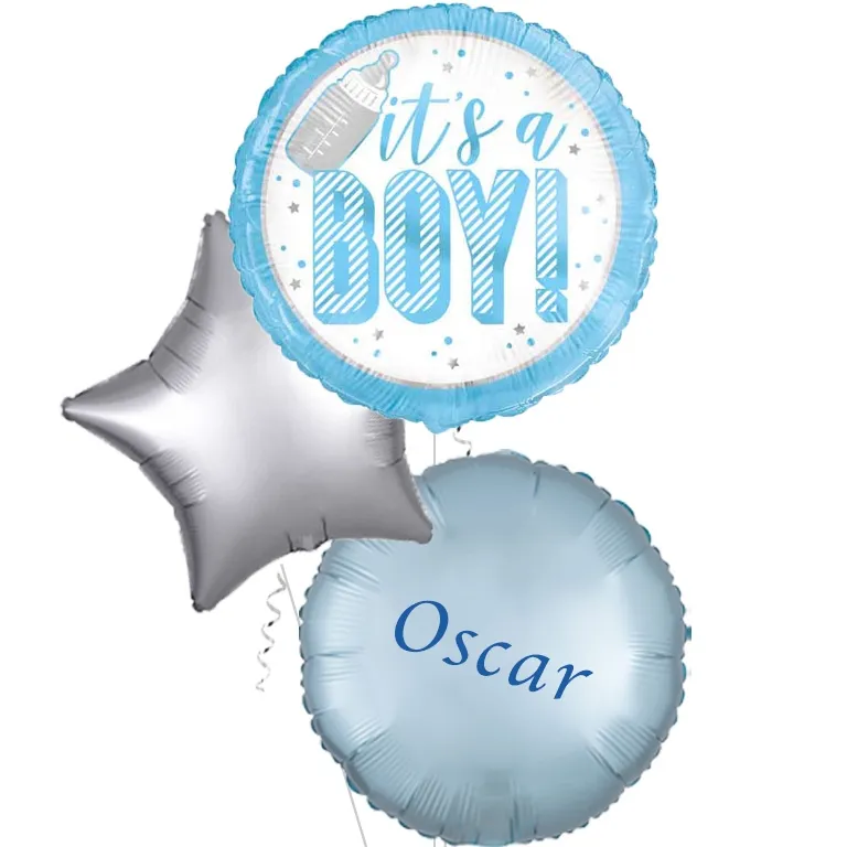 Blue It's a Boy Round Foil Balloon