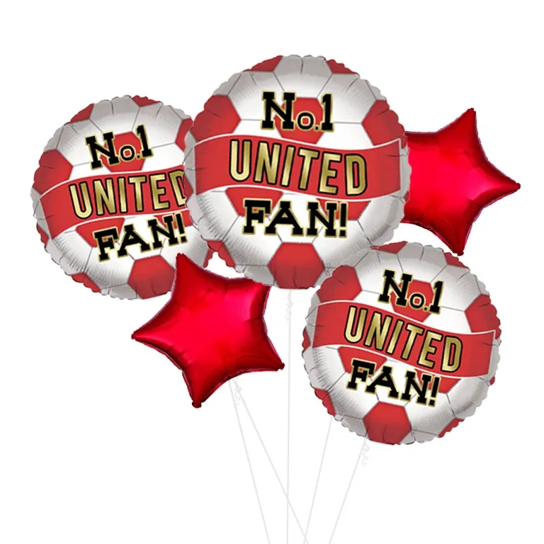 No. 1 United Fan Football Foil Balloon