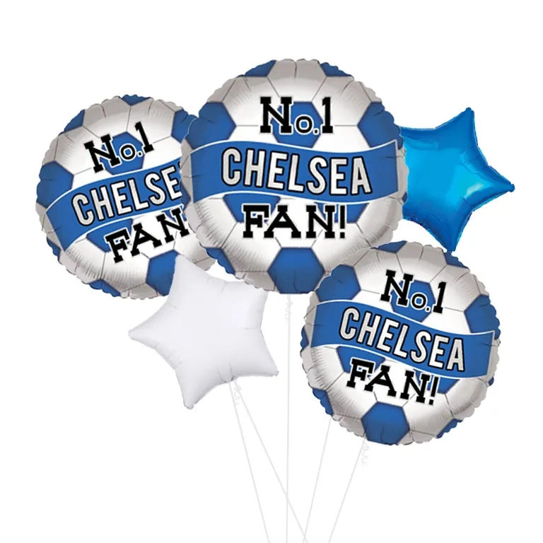 No. 1 Chelsea Fan Football Foil Balloon