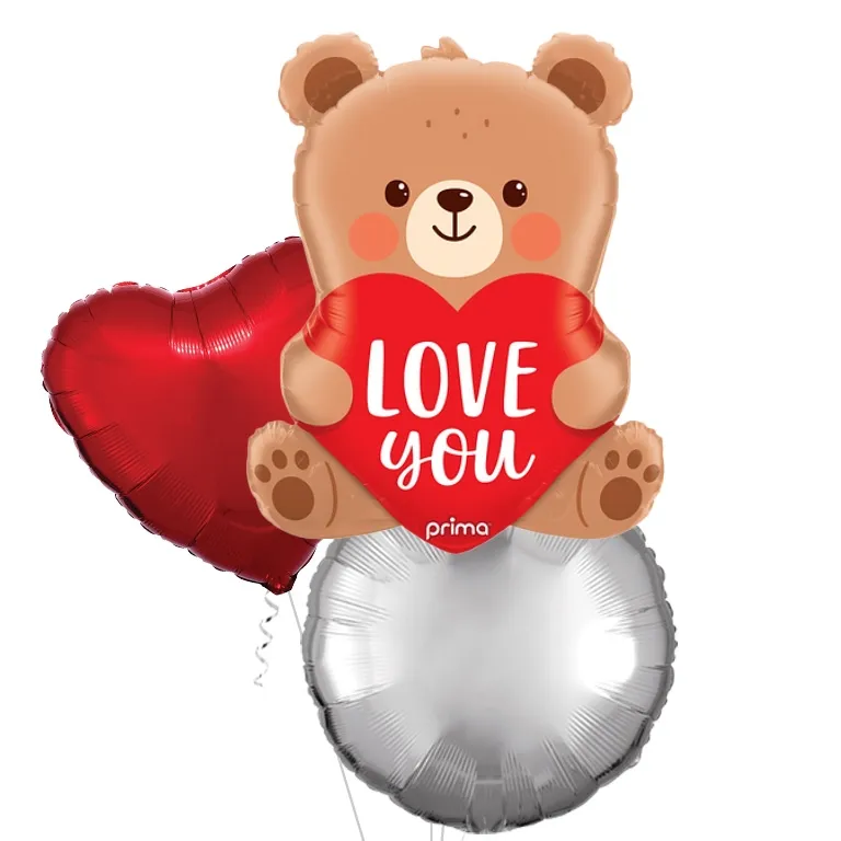  Love You Bear Foil Balloon