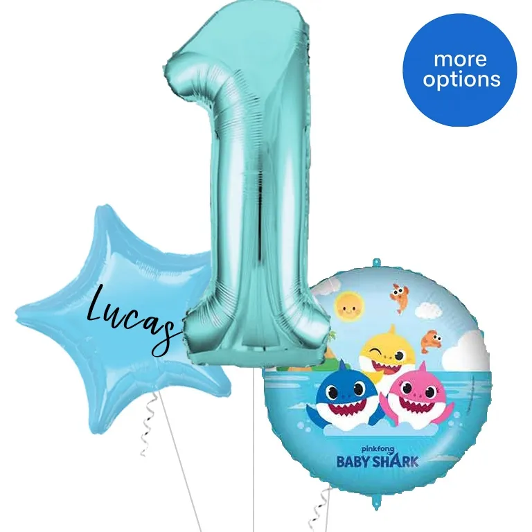Large Light Blue Shape Balloon No 1