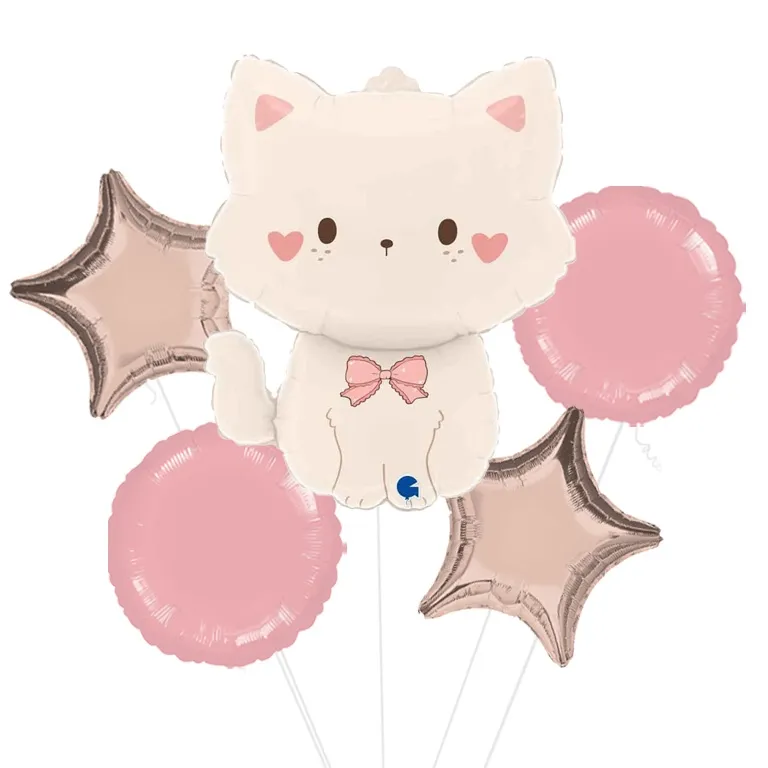 Coquette Kitten Foil Balloon 