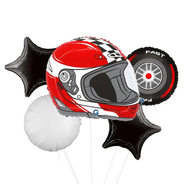  Racing Helmet Foil Balloon