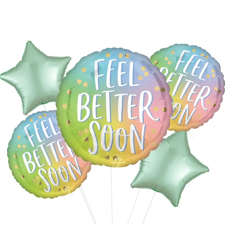 Rainbow Feel Better Soon Balloon