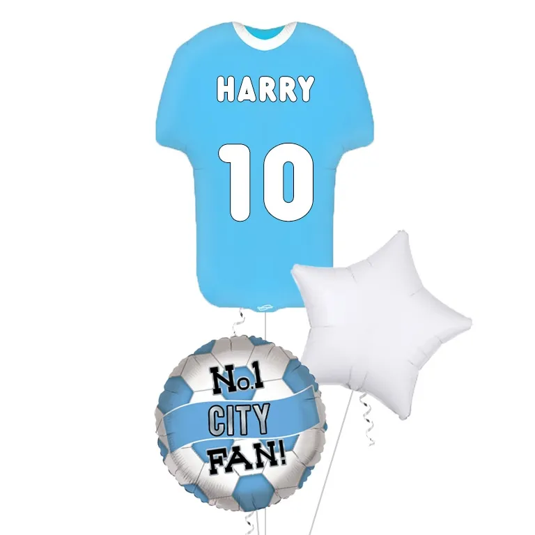 Light Blue Football Shirt SuperShape Balloon