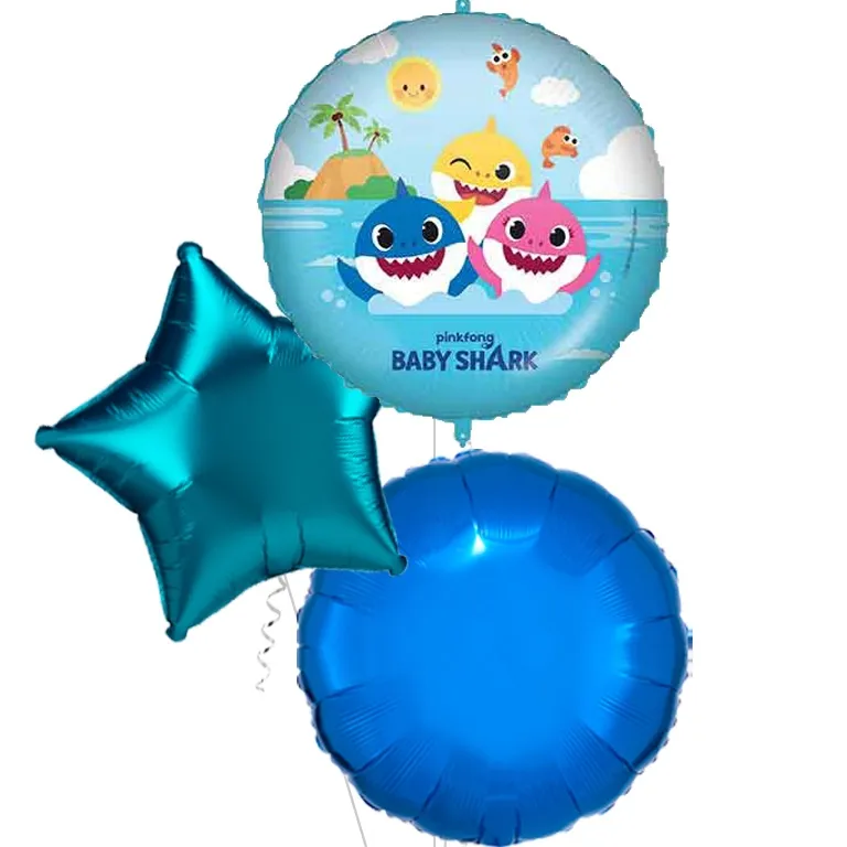 Baby Shark Round Foil Balloon
