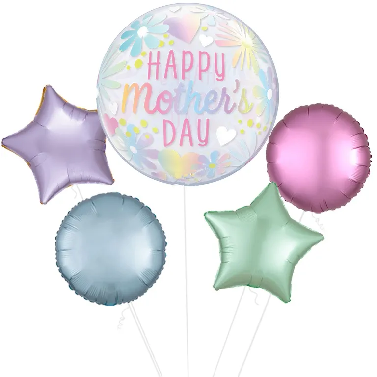 Bubbles Mother's Day Floral Pastel