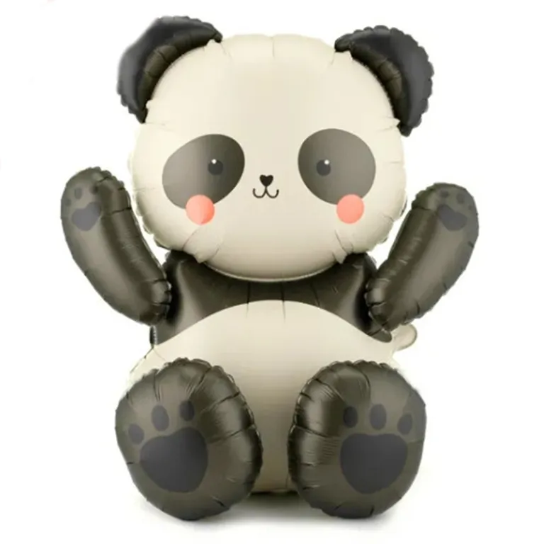 Sitting Panda Bear Foil Balloon