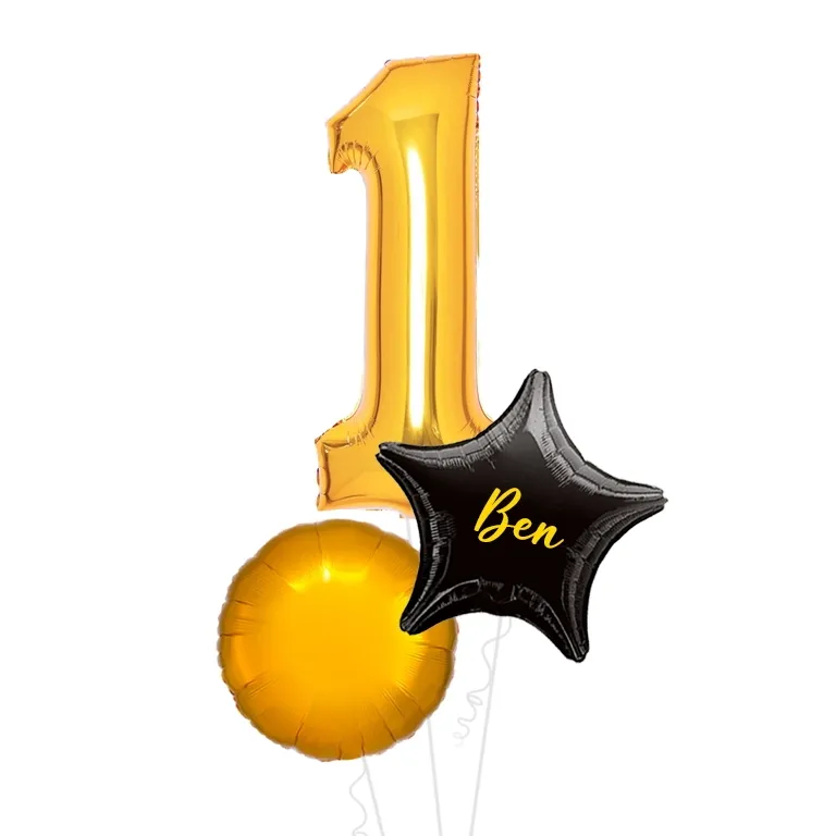 Large Gold Shape Balloon No 1