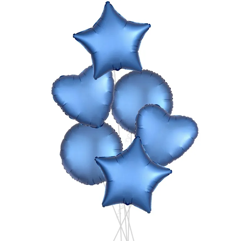 Azure Satin Party Bouquets