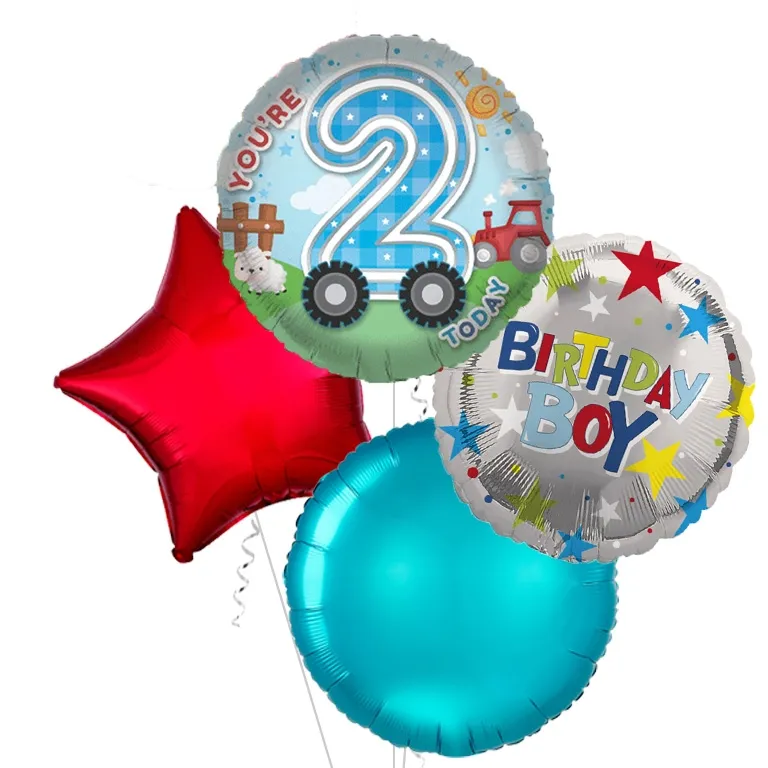 Farmyard Fun Age 2 Foil Balloon