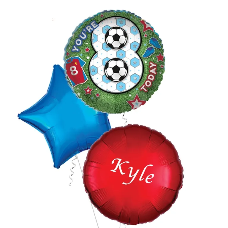 Football Fan Age 8 Foil Balloon