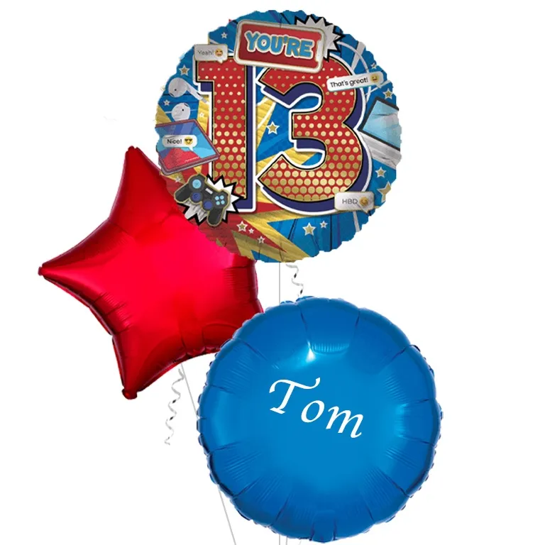 Gamer Gadgets Age 13 Foil Balloon