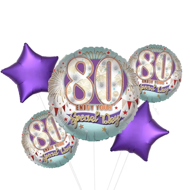 Special Celebration Age 80 Foil Balloon