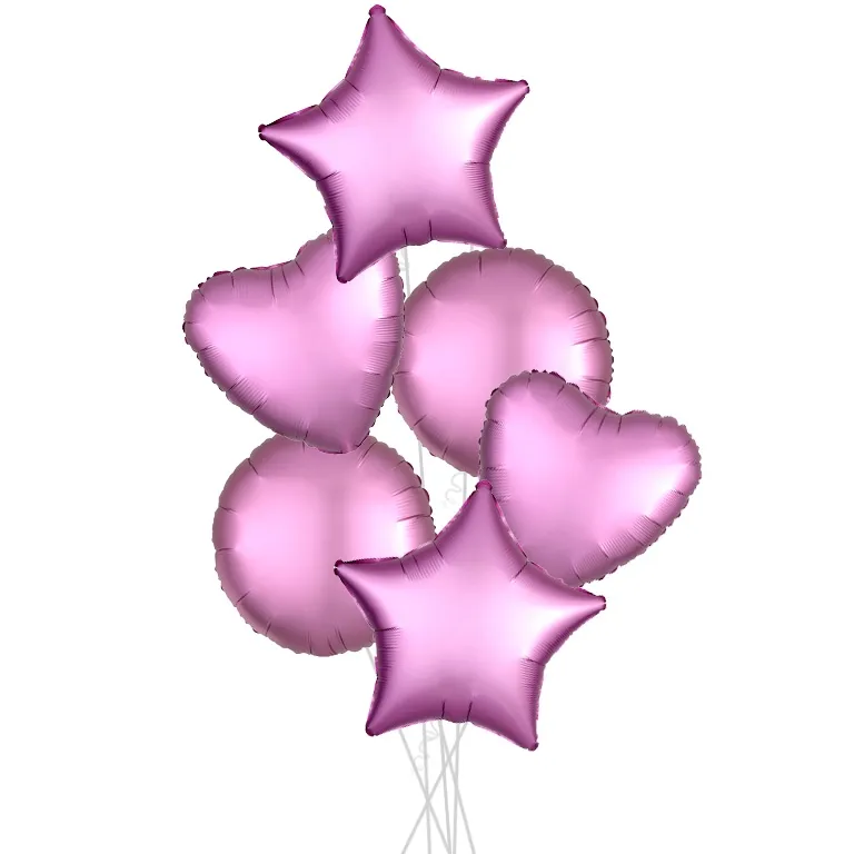 Flamingo Satin Party Bouquets