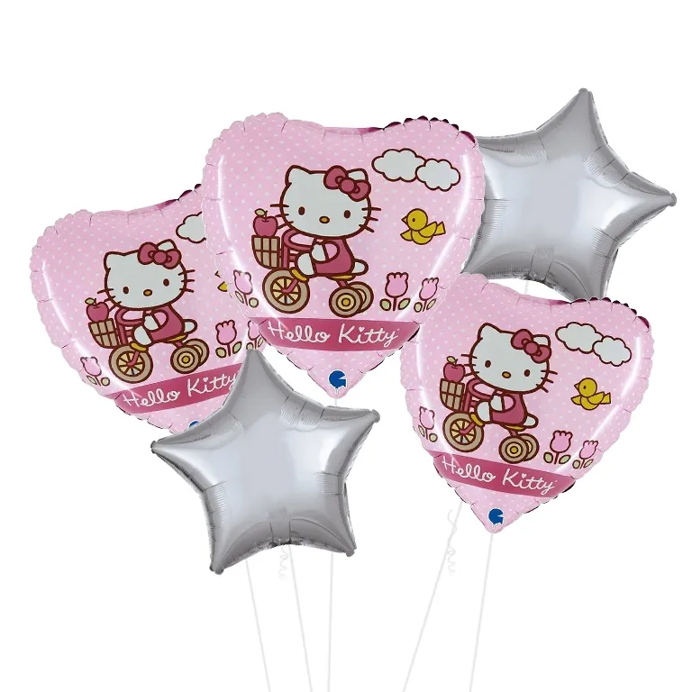 Hello Kitty Heart Foil Balloon