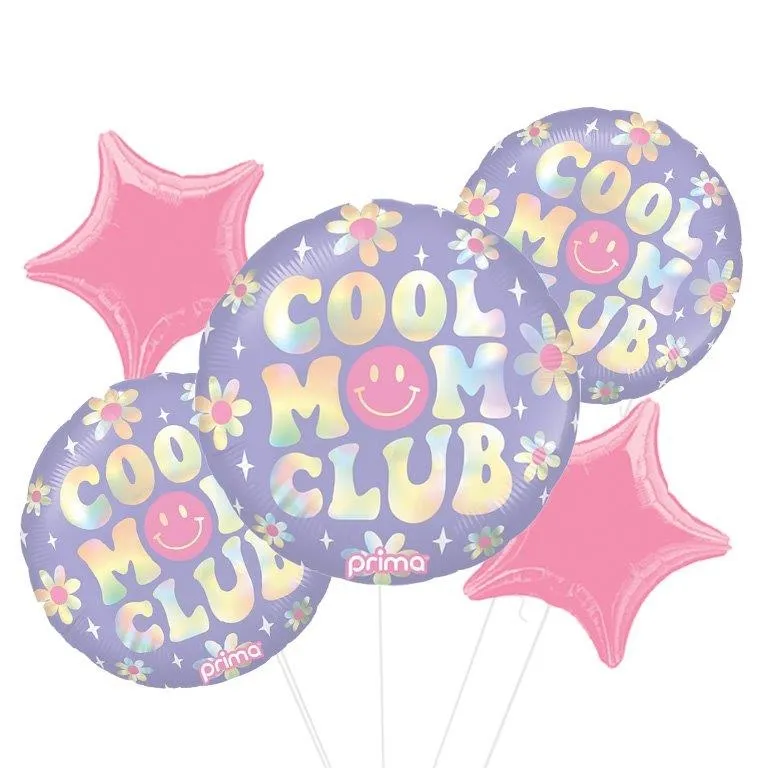 Cool Mom Club Holographic Foil Balloon