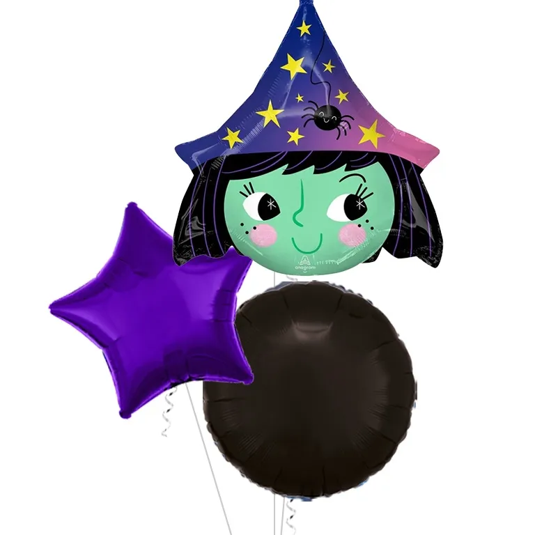 Witches Face Halloween Balloon