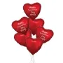 Red Heart Balloon Bouquet
