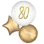 Elegant Sparkle White 80 Foil Balloon Bunch 3