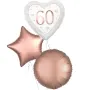 60 yearts Heart Shaped Balloons