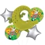 Happy Birthday Alligator Balloon Bouquet bunch 5