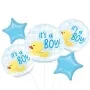Its A Boy Rubber Ducky Foil Balloon
