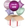 Personalised Purple and Mint Orbz Balloon 1
