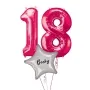 Pink Two Digit Number Balloons