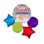 Happy Birthday To You Orbz Balloon - Bouquet of 5