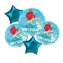 Disney Little Mermaid Birthday Balloon - Bouquet of 5