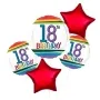 Rainbow 18th Birthday Balloon Bouquet 5