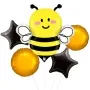 Just Bee Foil Balloon bunch 5