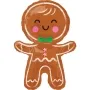 Gingerbread Man Supershape Balloon