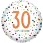 Confetti 30th Birthday Balloon