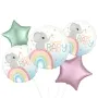 Satin Baby Elephant Round Balloon