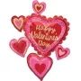 Valentine's Scalloped Sweethearts Supershape Foil Balloon
