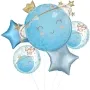 Little Moon Boy Foil Balloon bunch 5