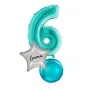Personalised Large Tiffany Shape Balloon No 6