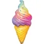 Rainbow Ice Cream Supershape Balloon
