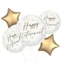 Happy Retirement Fancy Script Foil Bunch 5
