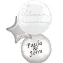 Silver Anniversary Balloons Delivered Bunch 3