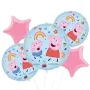 Peppa Pig Messy Play Foil Balloon bunch 5