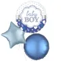 Baby Boy Blue and White Balloon
