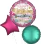 Supershape Personalised Pink Birthday Foil