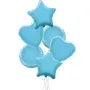 Bright Blue Party Bouquets