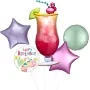 Flamingo Cocktail Shape Balloon