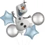 Large Frozen Olaf Balloon Bunch 5