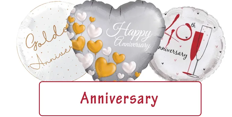Fully Inflated Anniversary Balloons | Balloons delivered in a box